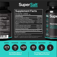 Athlete uses SuperSalt during training to support endurance and hydration.