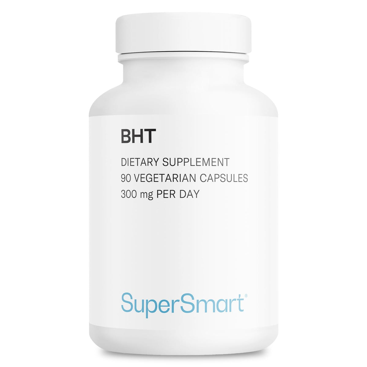 Supersmart BHT supplement capsule close-up for daily wellness support