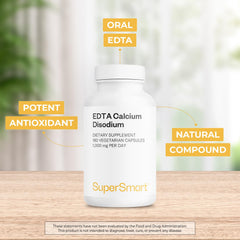 Supersmart EDTA label side shows non-GMO and gluten-free notes