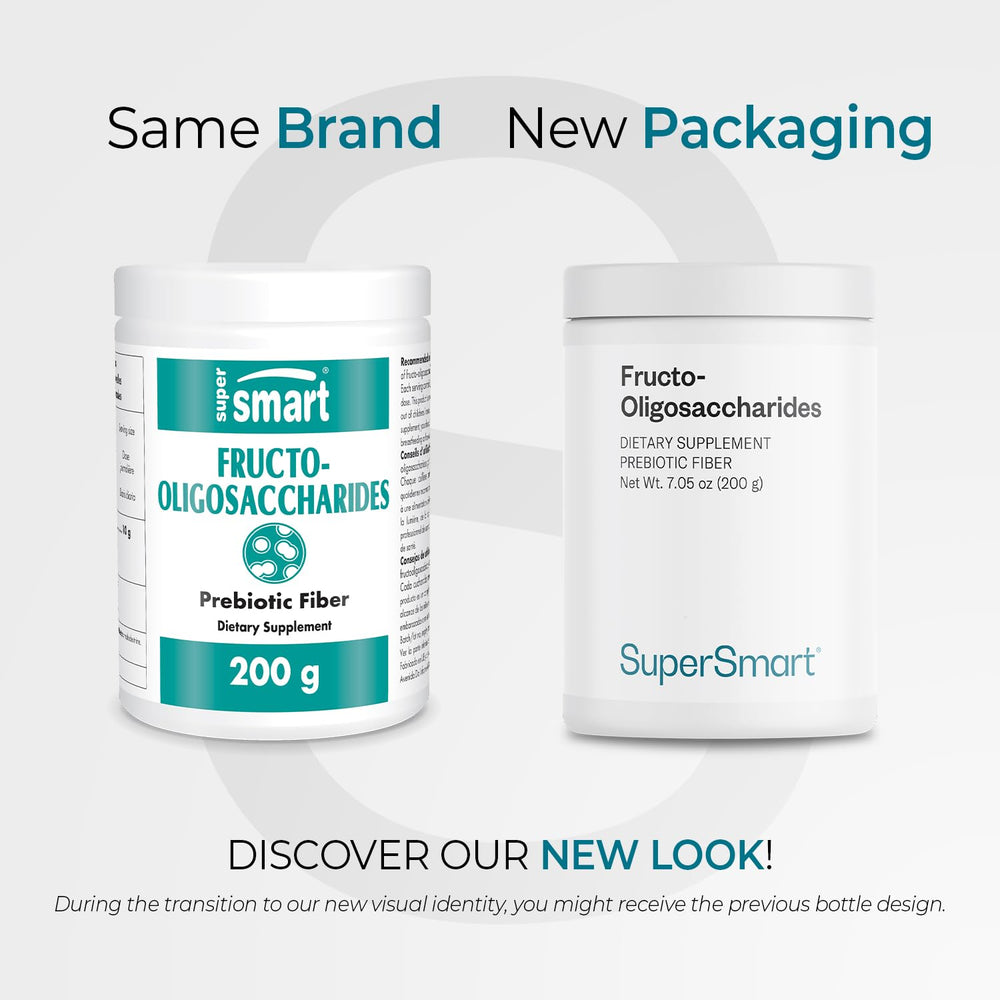 Measuring spoon with Supersmart FOS powder for easy daily dosing