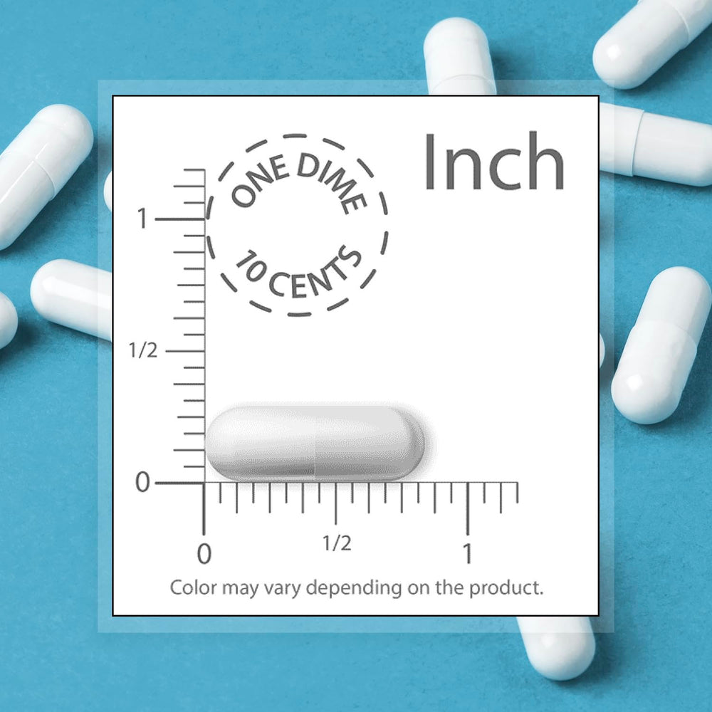 Supplement facts panel emphasizes non-GMO and gluten-free attributes for mindful choices
