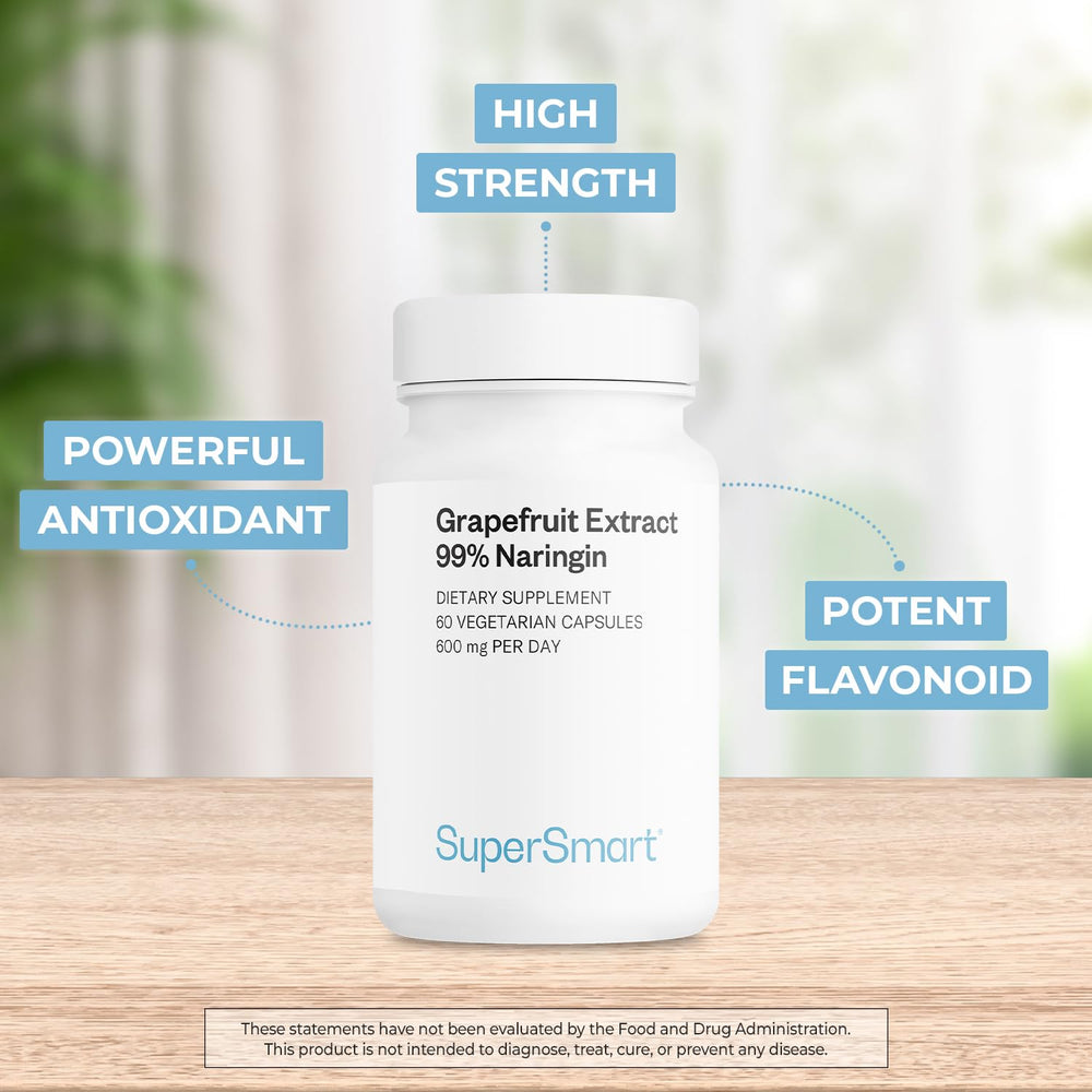 Grapefruit seeds and pulp imagery illustrating the extract source used in Supersmart