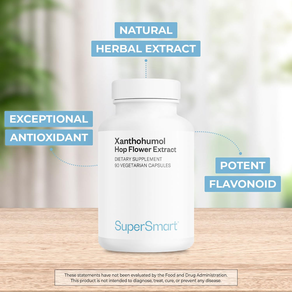 Supersmart Xanthohumol 150mg Per Day Hops Flower Extract Non GMO G supersmart-xanthohumol-150mg-per-day-hops-flower-extract-non-gmo-g
