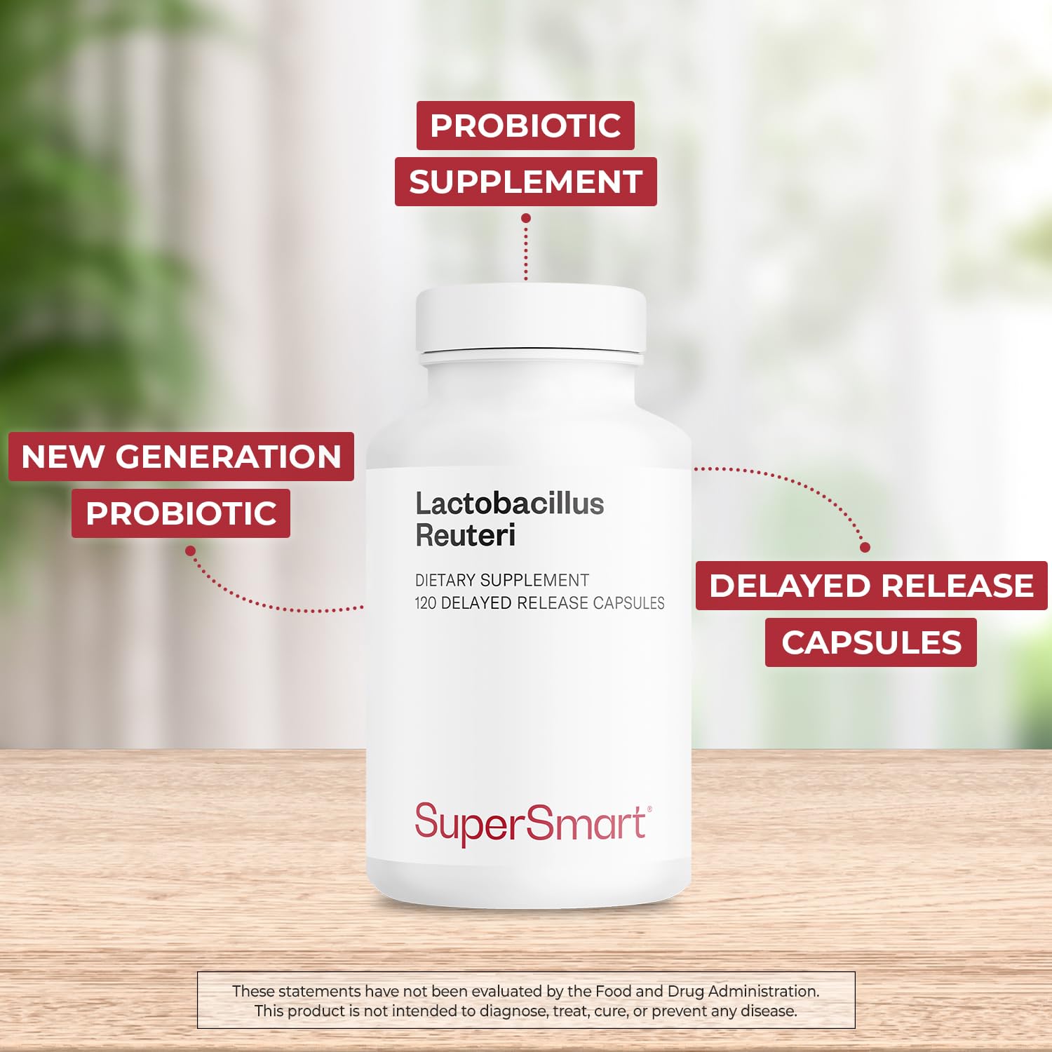 Close-up of delayed-release capsules designed to reach the gut effectively.