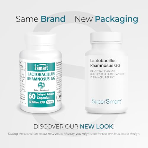 Supersmart LGG capsule close-up highlighting LifeinU strain for gut balance