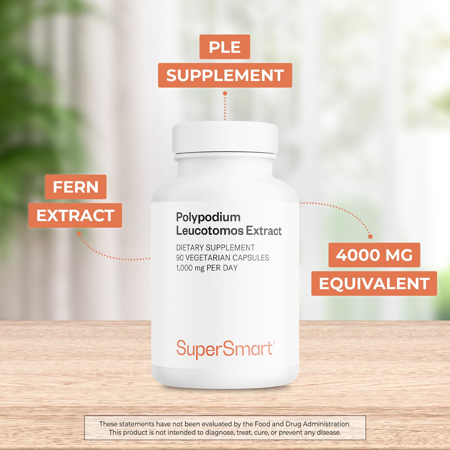 Supersmart PLE packaging highlights non-GMO and gluten-free features.