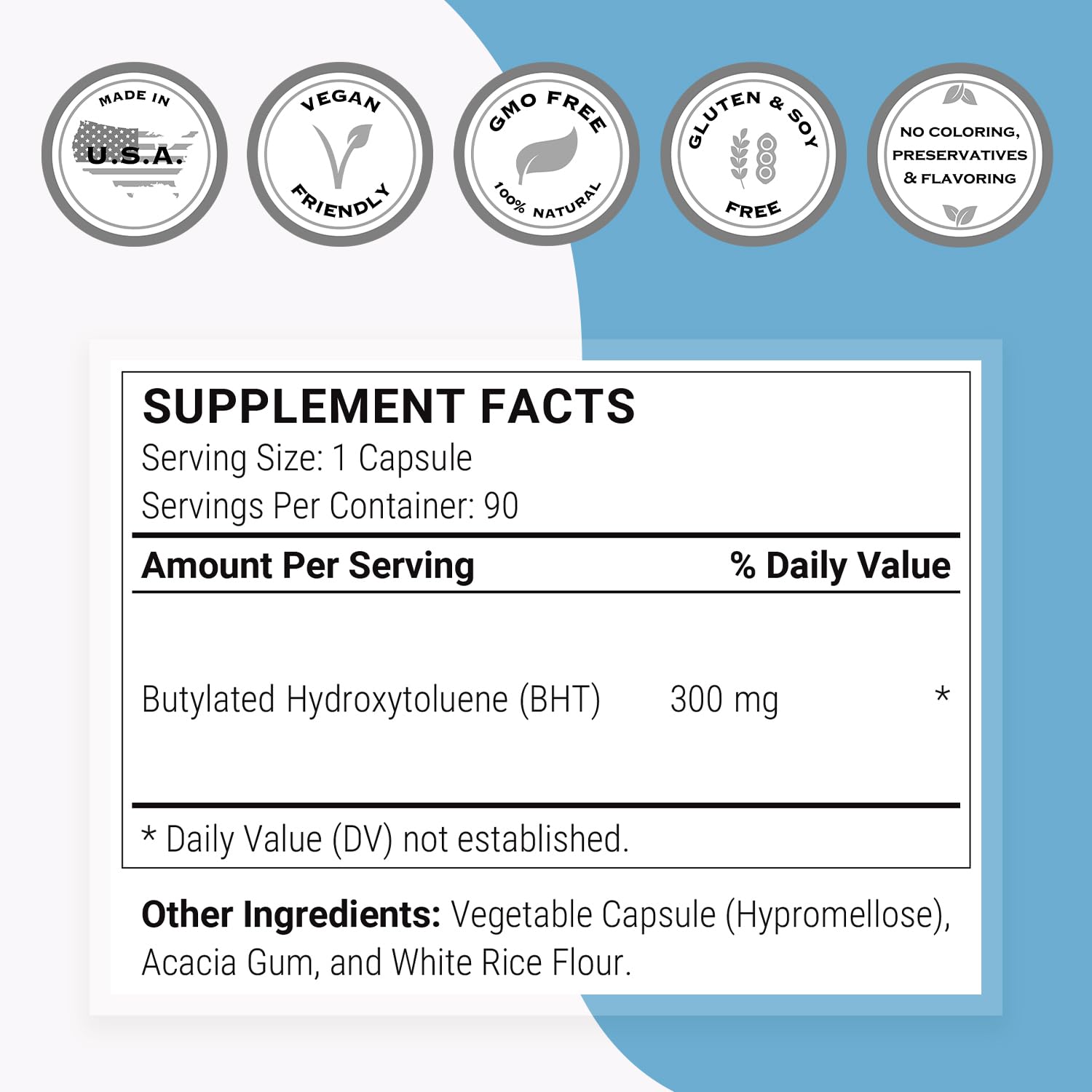 Supersmart vegetarian capsules arranged for easy daily use