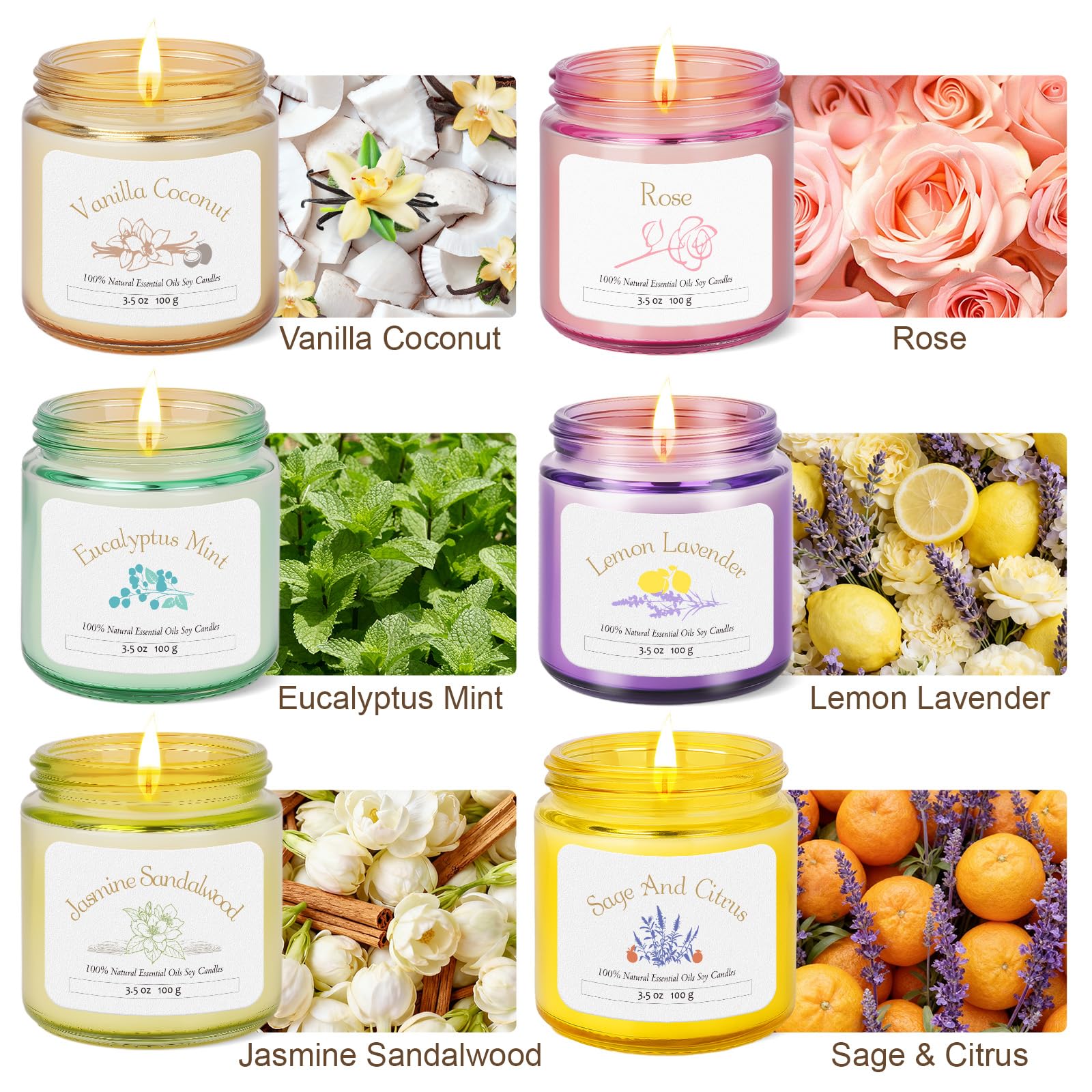 SUPERSUN sage citrus candle delivers bright herbal aroma for productive spaces.