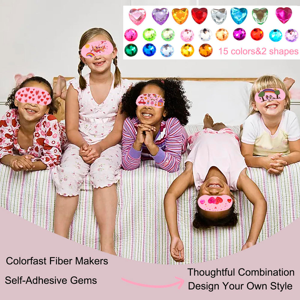 Supgoodom-eye-masks-diy-craft: unleash creativity during sleepovers with customizable designs.