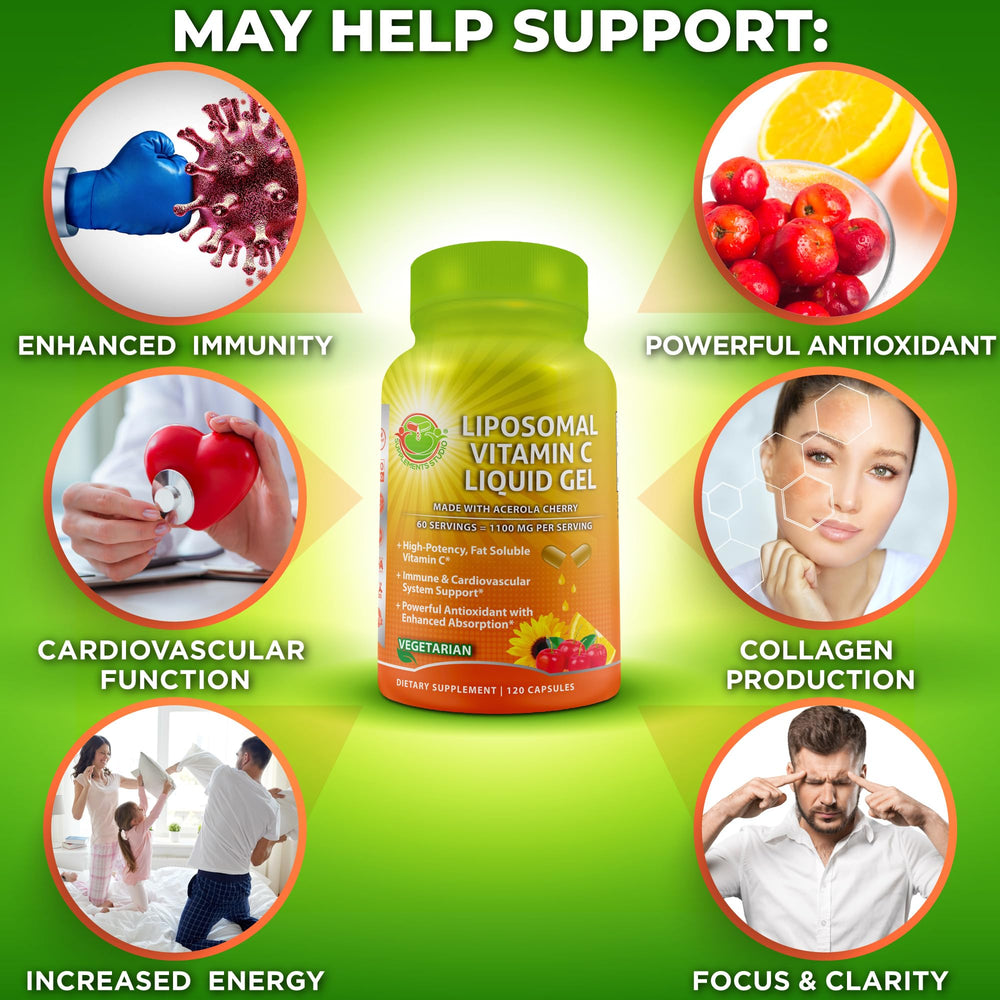 SUPPLEMENTS STUDIO filler-free vitamin C capsules for daily wellness