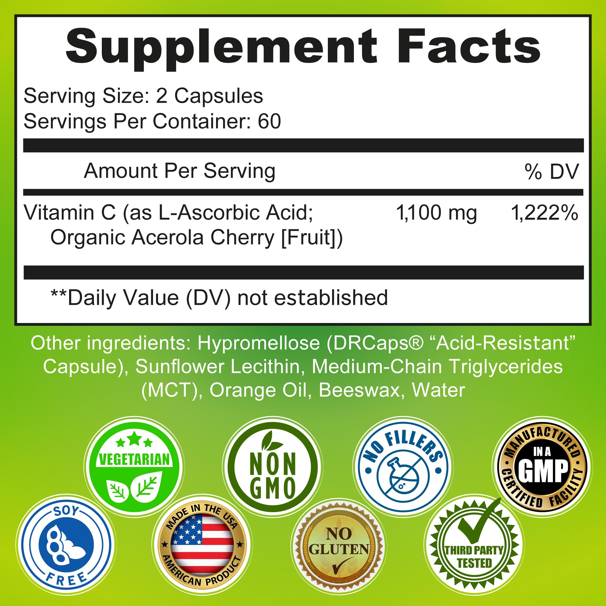 SUPPLEMENTS STUDIO liposomal C capsules showcasing advanced absorption technology