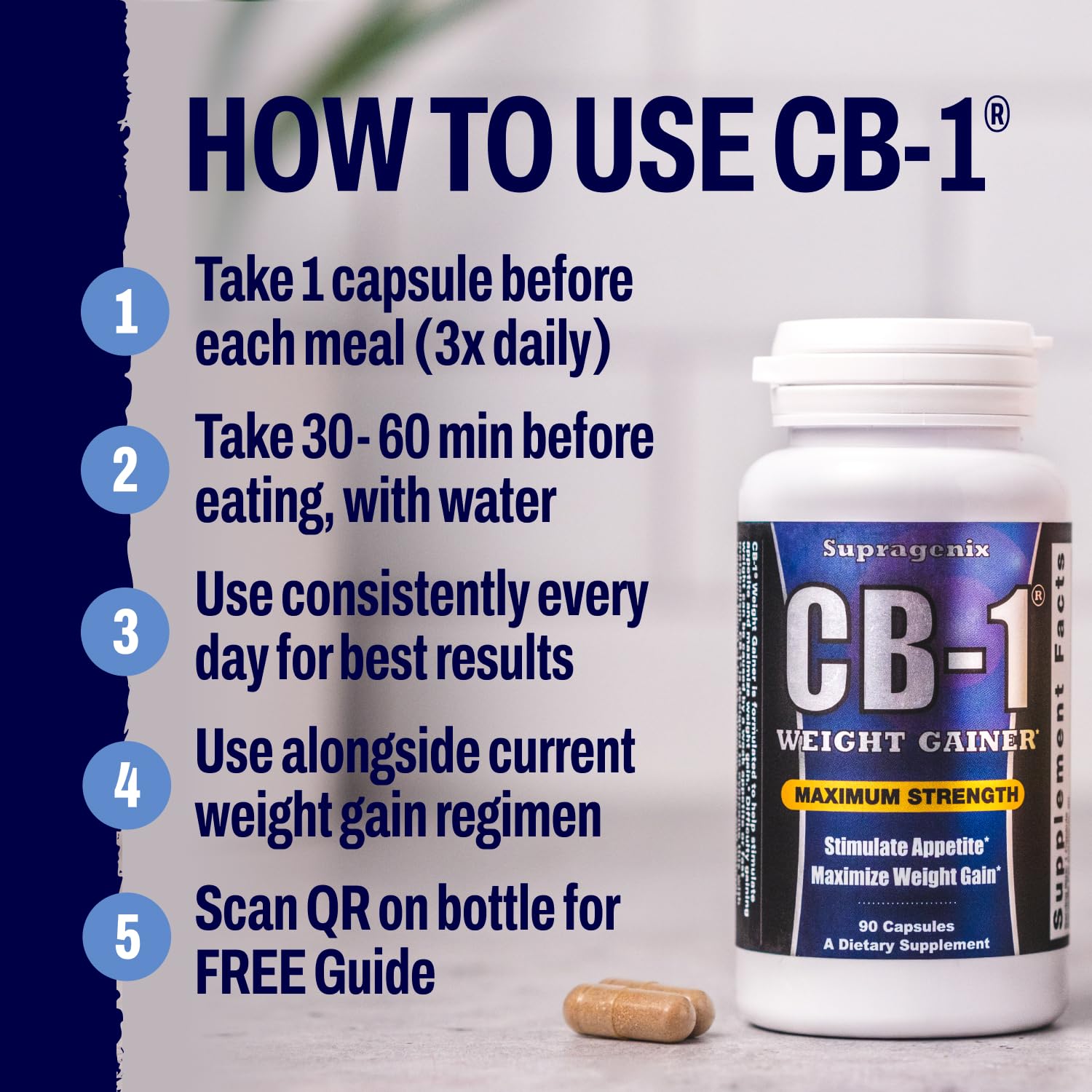 Women-focused use with Supragenix CB-1 for fuller curves and figure balance.
