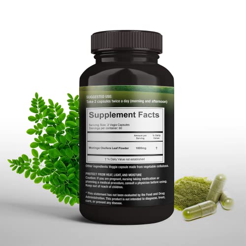 Supreme Herbals Moringa packaging image highlights compact, daily-friendly packaging.