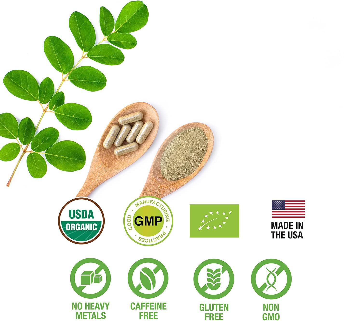 Supreme Herbals sustainable farming practices for moringa sourcing.