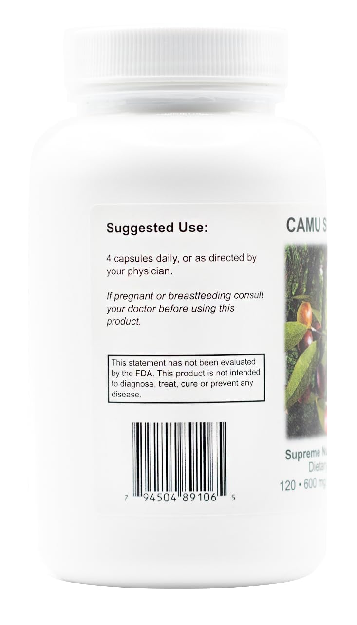 Supreme Nutrition Camu Supreme packaging box ready for shelf display