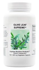 Supreme Nutrition Olive Leaf Supreme bottle with capsules for daily wellness