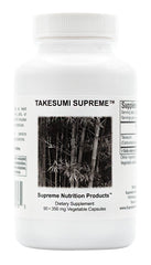 Supreme Nutrition Takesumi Supreme bamboo charcoal capsules in bottle for daily use.