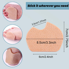 Suptizizkz ball-of-feet pads ease pressure during high-impact dance routines