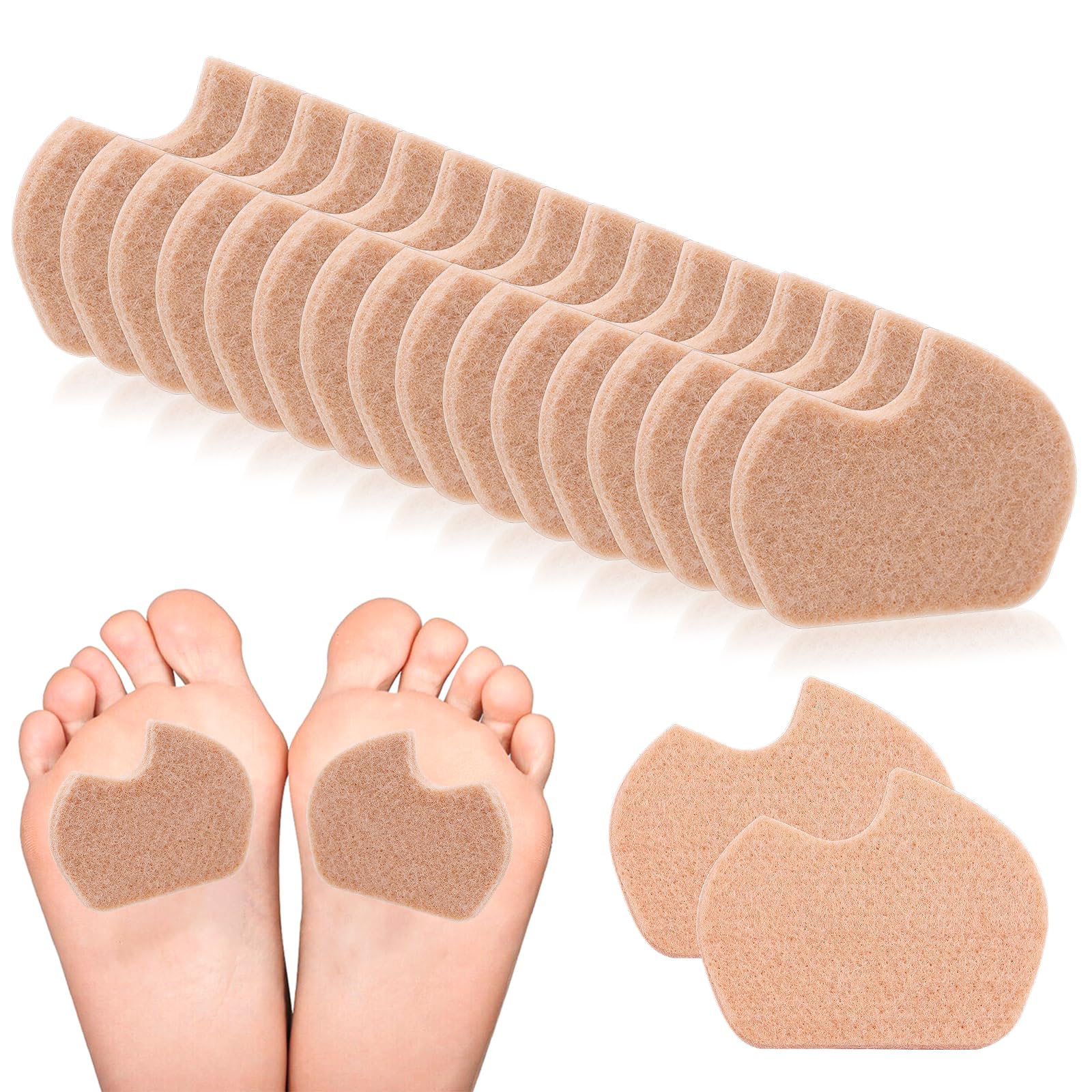 Suptizizkz forefoot pad on a dancer's shoe provides cushioned forefoot support