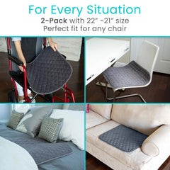 Sures chair pad machine-washable design for easy cleaning.