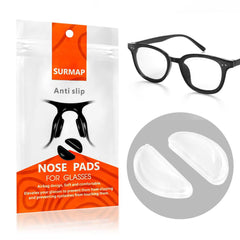 SURMAP almohadillas nasales adhesivas para gafas, fijación segura sin resbalar