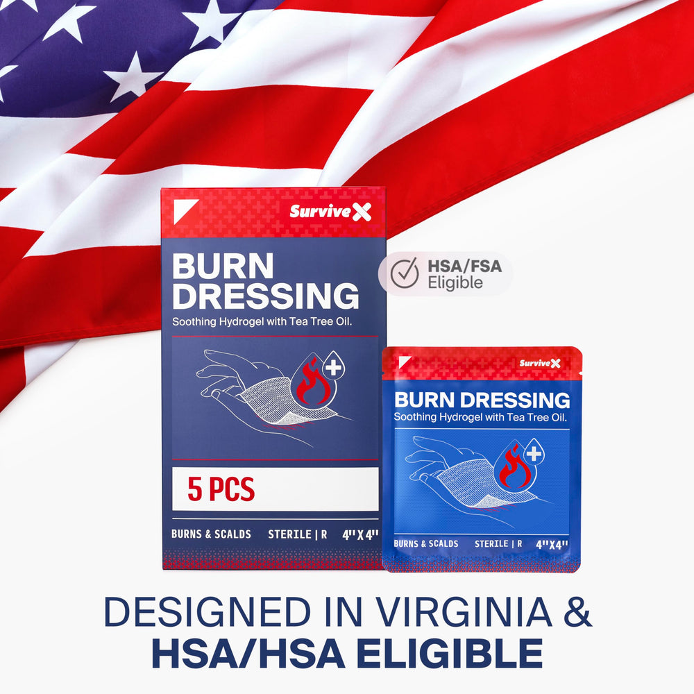 Safe for minor burns from heat, steam, or sun