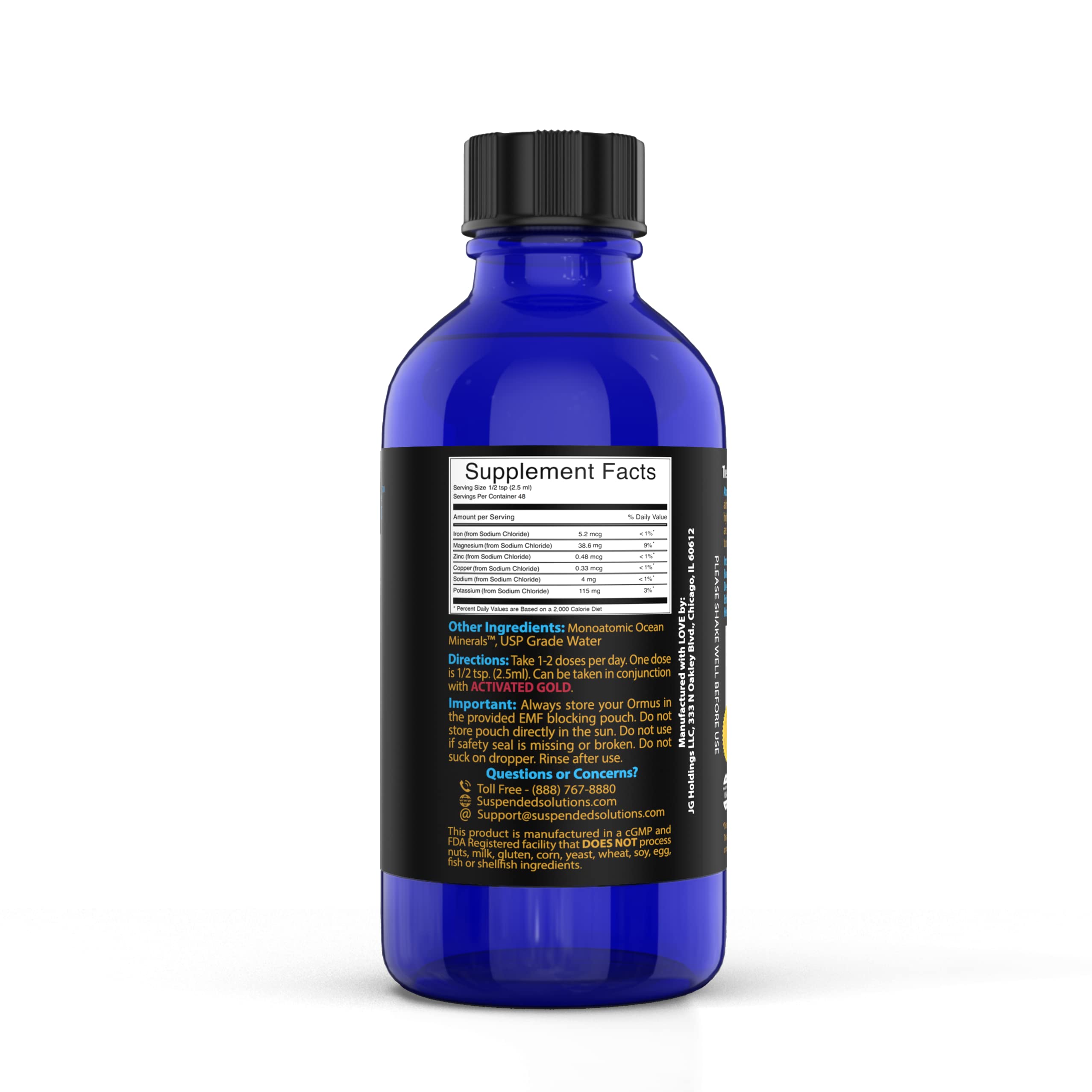 Suspended Solutions Atomic ORMUS alchemist portrait, crafted formulation for energy focus.