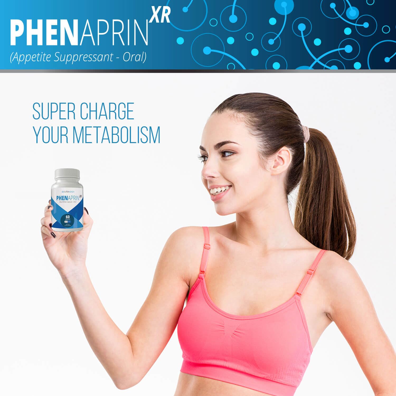 SutraHealth PhenAprin XR GMP facility seal indicating quality manufacturing.