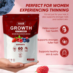 SUUDUUL Lumin Gummies promoting skin radiance and nail strength.