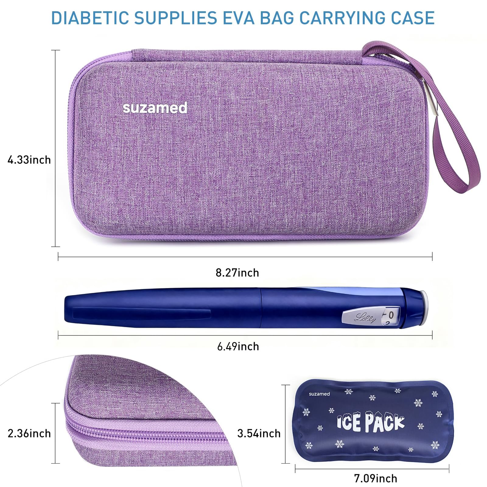 Outer EVA patch and aluminized inner film provide durable insulation.