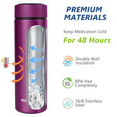 Biogel ice pack included inside the case for extended cooling