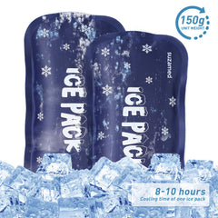 Two 150g ice packs included to help maintain a cool interior during trips.