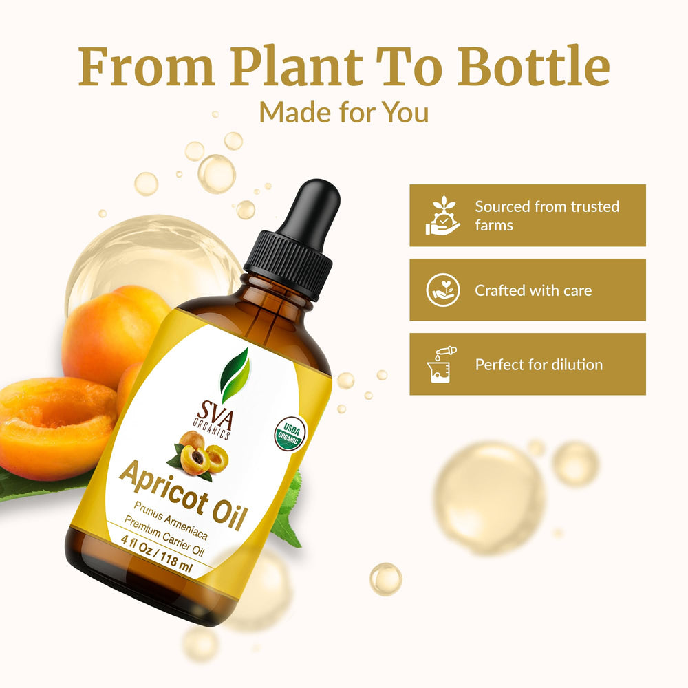 SVA Apricot Seed Oil used during scalp massage for relaxation and conditioning.