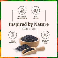 Hair care routine using SVA Black Seed Oil for scalp massage and conditioning