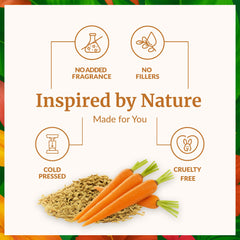 SVA Carrot Seed Oil scalp massage moment for relaxed roots