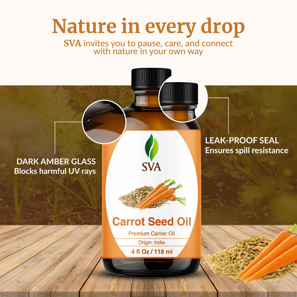SVA Carrot Seed Oil shampoo mix enhances hair nourishment