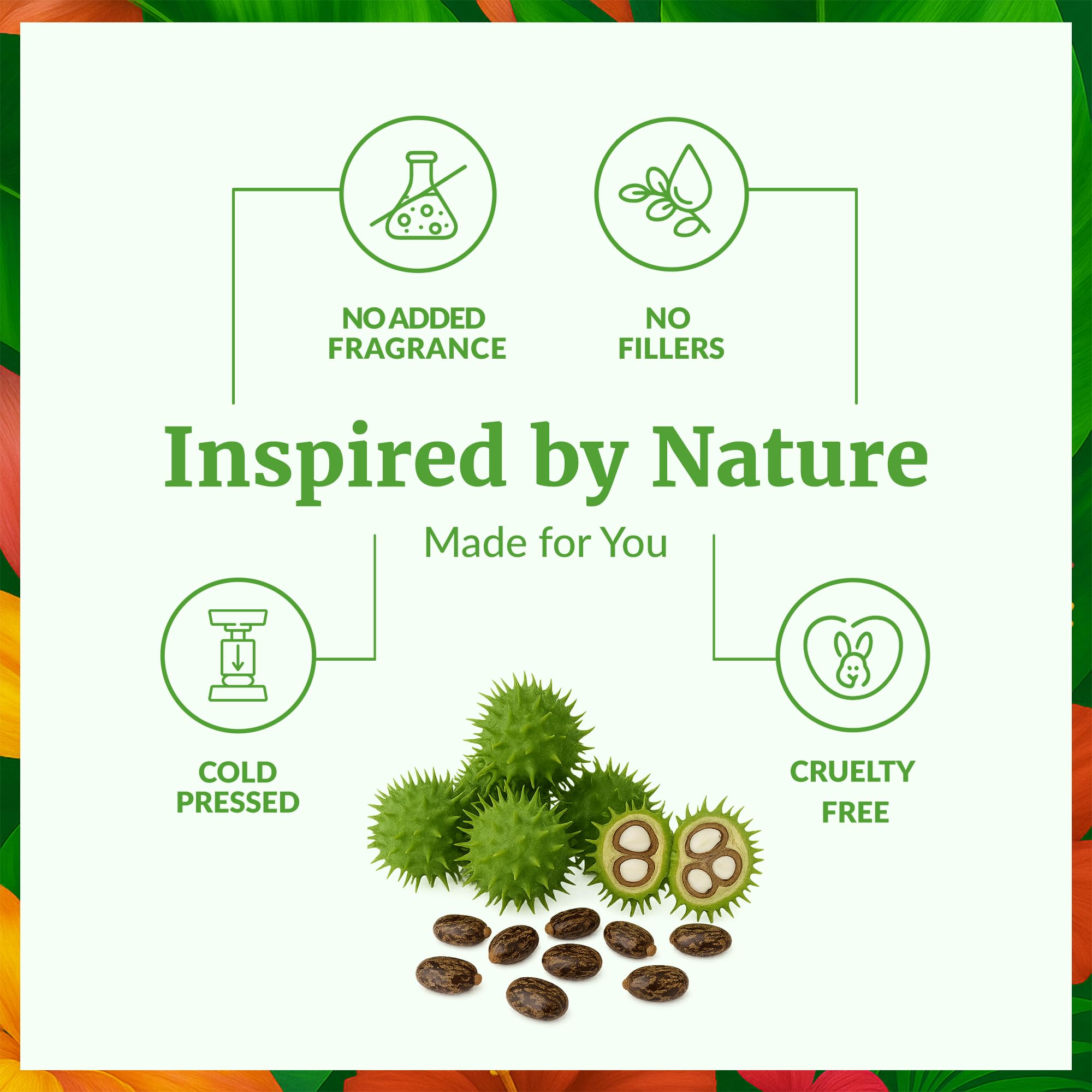 Hair care use of SVA Castor Seed Oil applied to scalp for nourishment