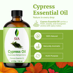 SVA Cypress Oil in diffuser creating a clean, herbaceous ambience.