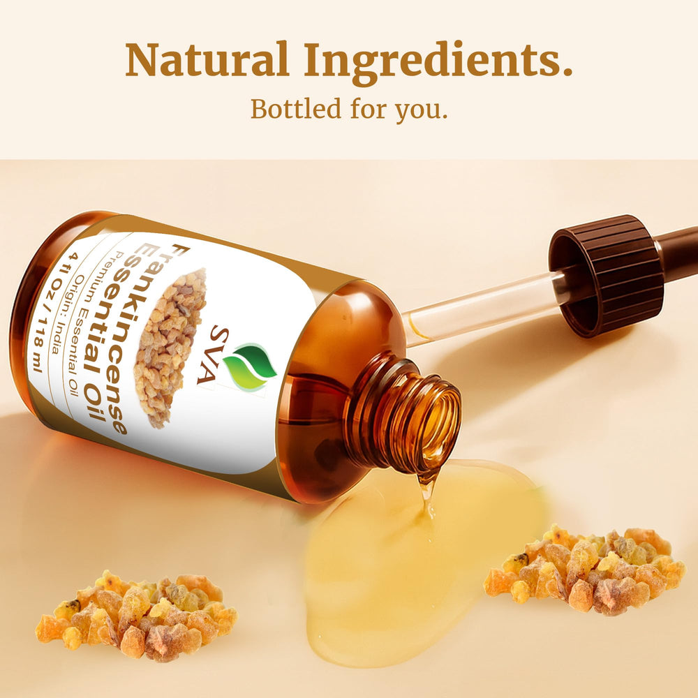 SVA Frankincense Essential Oil suitable for candle making and home fragrance.