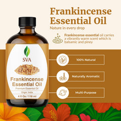 SVA Frankincense Essential Oil in diffuser for aromatic ambiance.