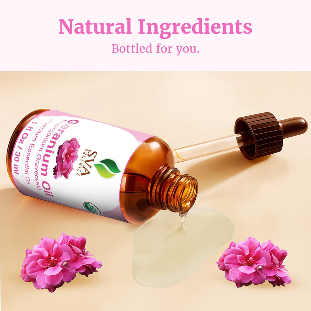 SVA Geranium essential oil in potpourri for a fresh fragrance.