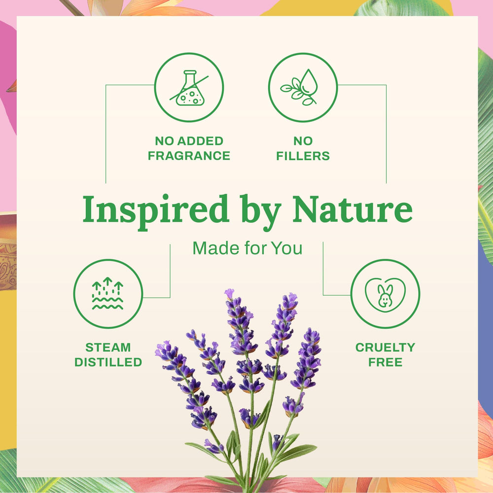 SVA Lavender Oil diffuser-ready scent creates calming ambient aroma.