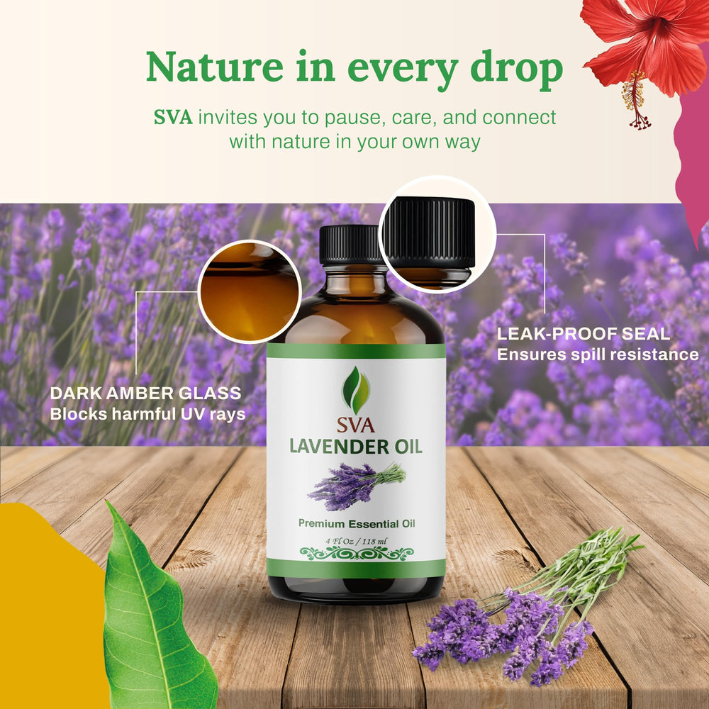 SVA Lavender Oil enables soothing pillow sprays for better sleep.