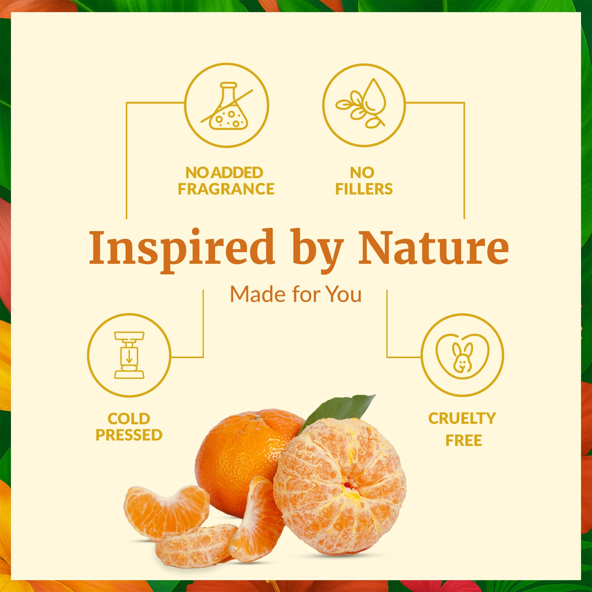 SVA Mandarin Oil diluted for facial and body care is shown.