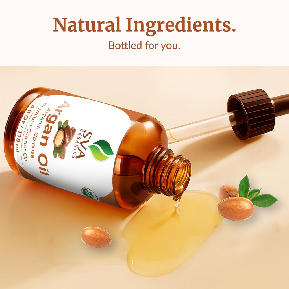 SVA Organics Argan Oil for nails and cuticles nourishment.