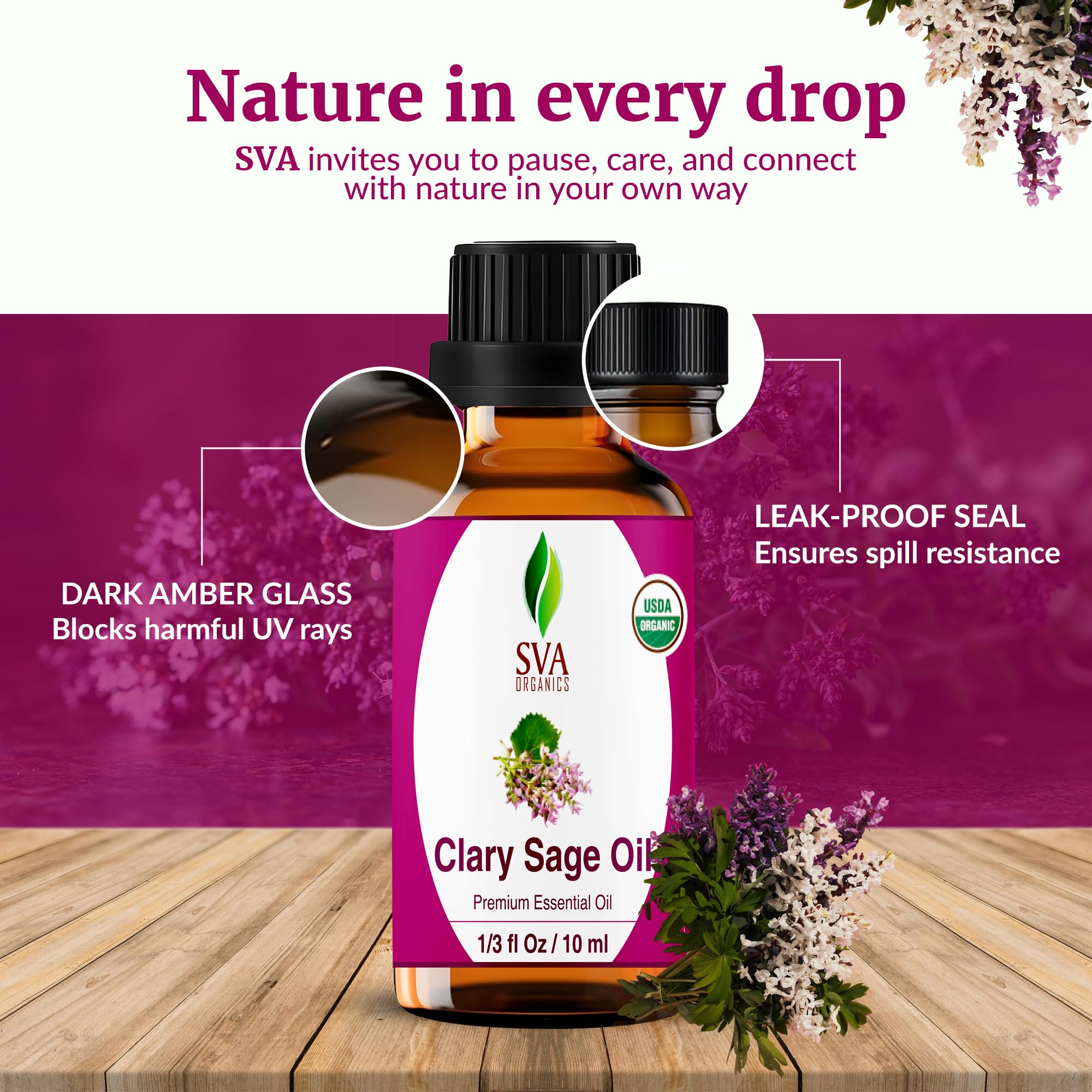 Bath ritual with Clary Sage oil and potpourri for a refreshing scent.