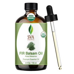SVA Organics Fir Balsam oil bottle for diffuser aromatherapy at home
