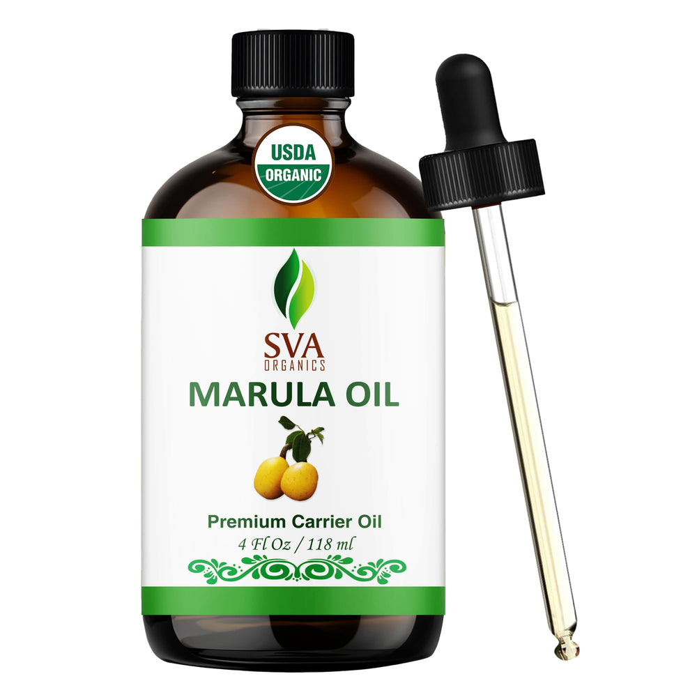 SVA ORGANICS Marula oil bottle with dropper for precise application