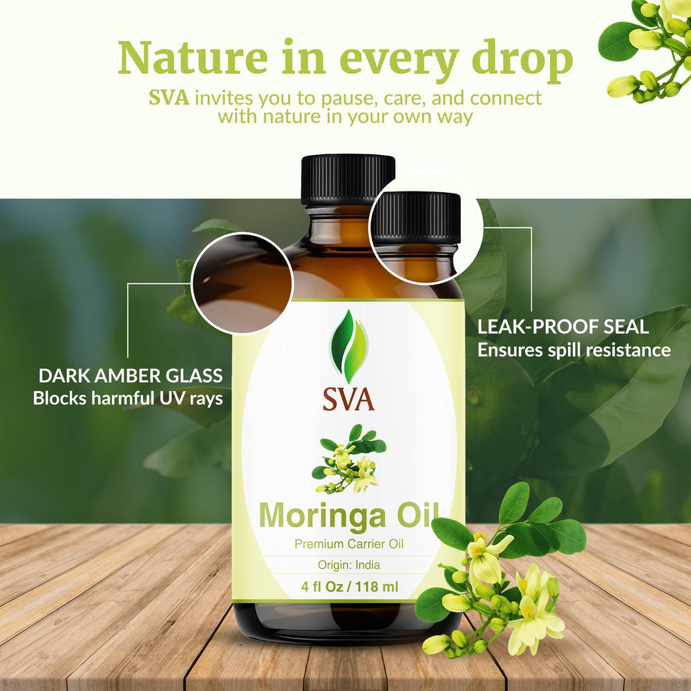 Glass bottle packaging highlights eco-conscious, preservative-free oil