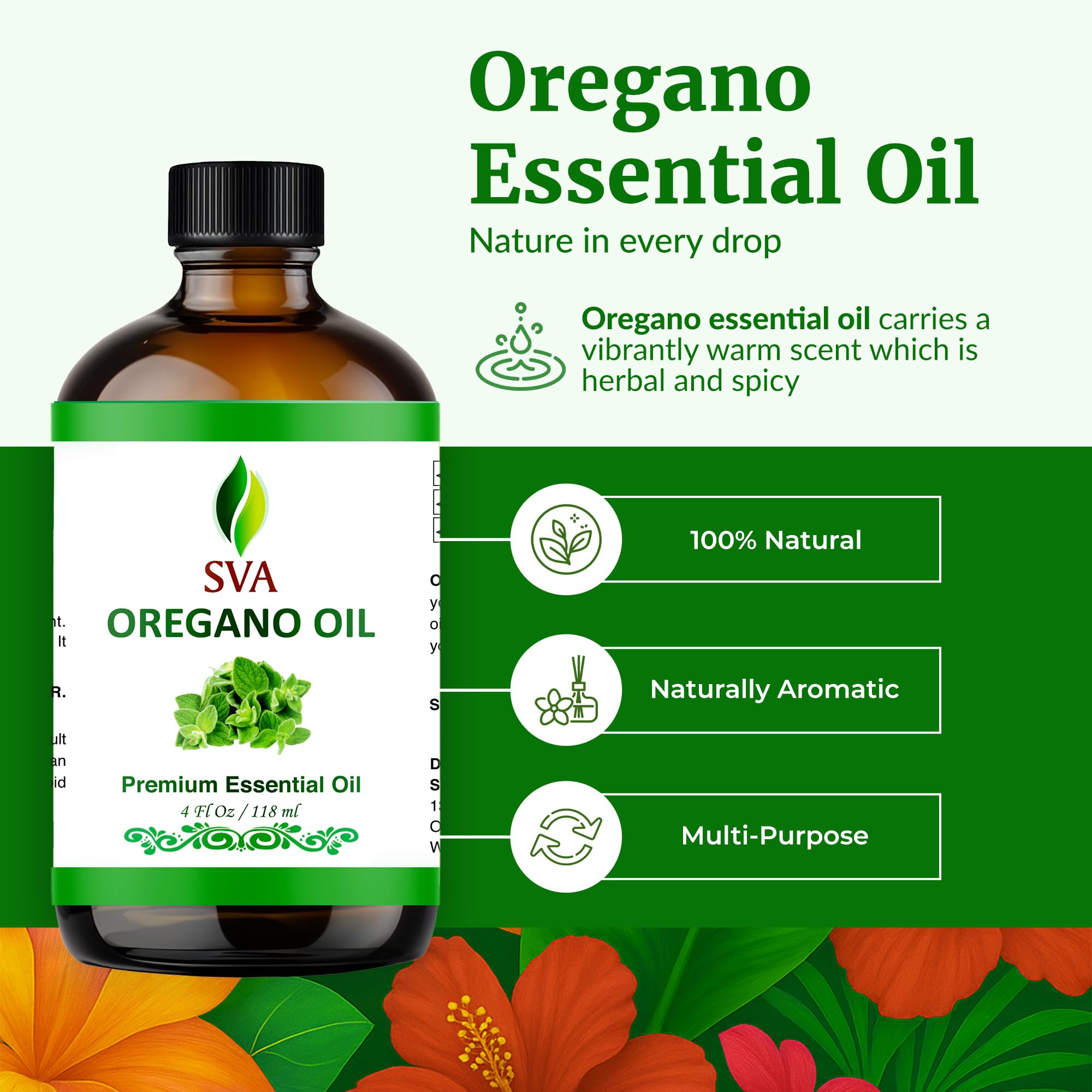 SVA ORGANICS diffuser scene releasing warm oregano aroma
